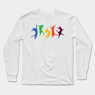 Dancing Cats Long Sleeve T-Shirt